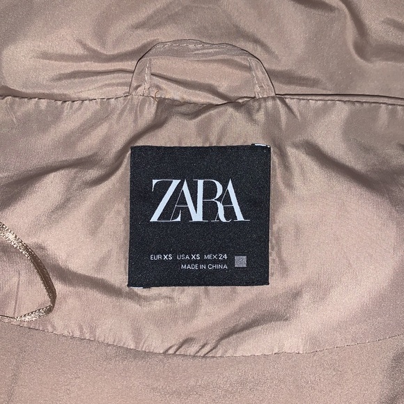 Zara Hooded Bomber Jacket - Picture 2 of 3